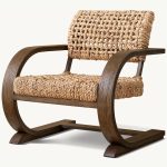 ⁦Swivel Dining Patio Chairs Rattan Chair for Family Dining Room Factory Customizable Furniture⁩ - الصورة ⁦2⁩