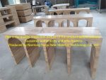 ⁦Factory Direct Sales Modern Marble Console Table Nordic Style Available in Different Marbles⁩ - الصورة ⁦2⁩